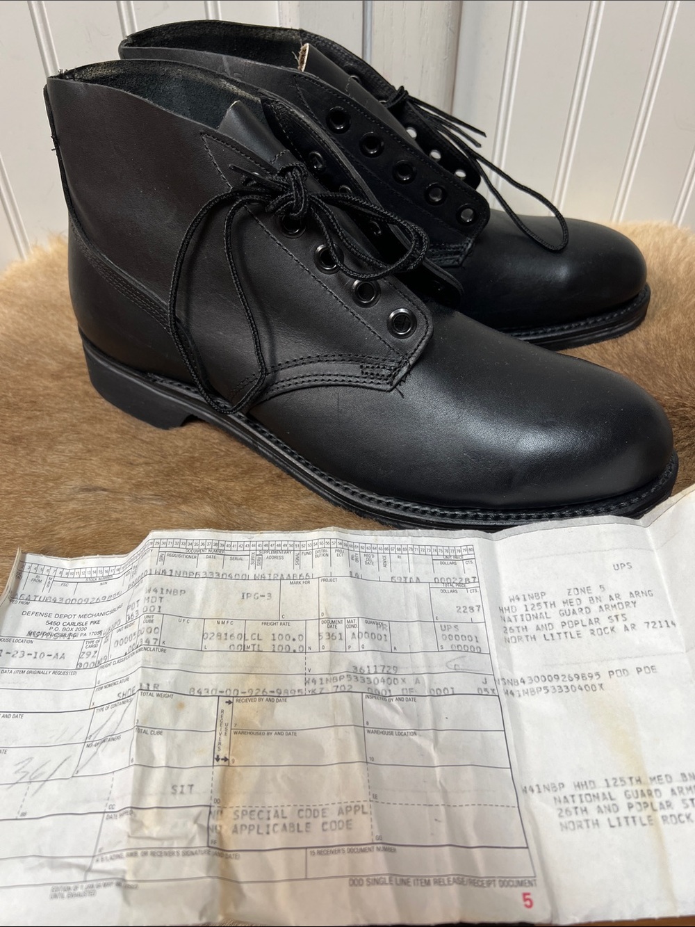 Vintage Military Addison Boondocker Boots 11 NWT